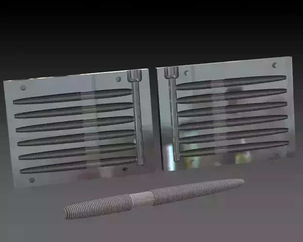 3D printable CNC model lure and mold of Yamamoto Senko 5 inches  3D print model