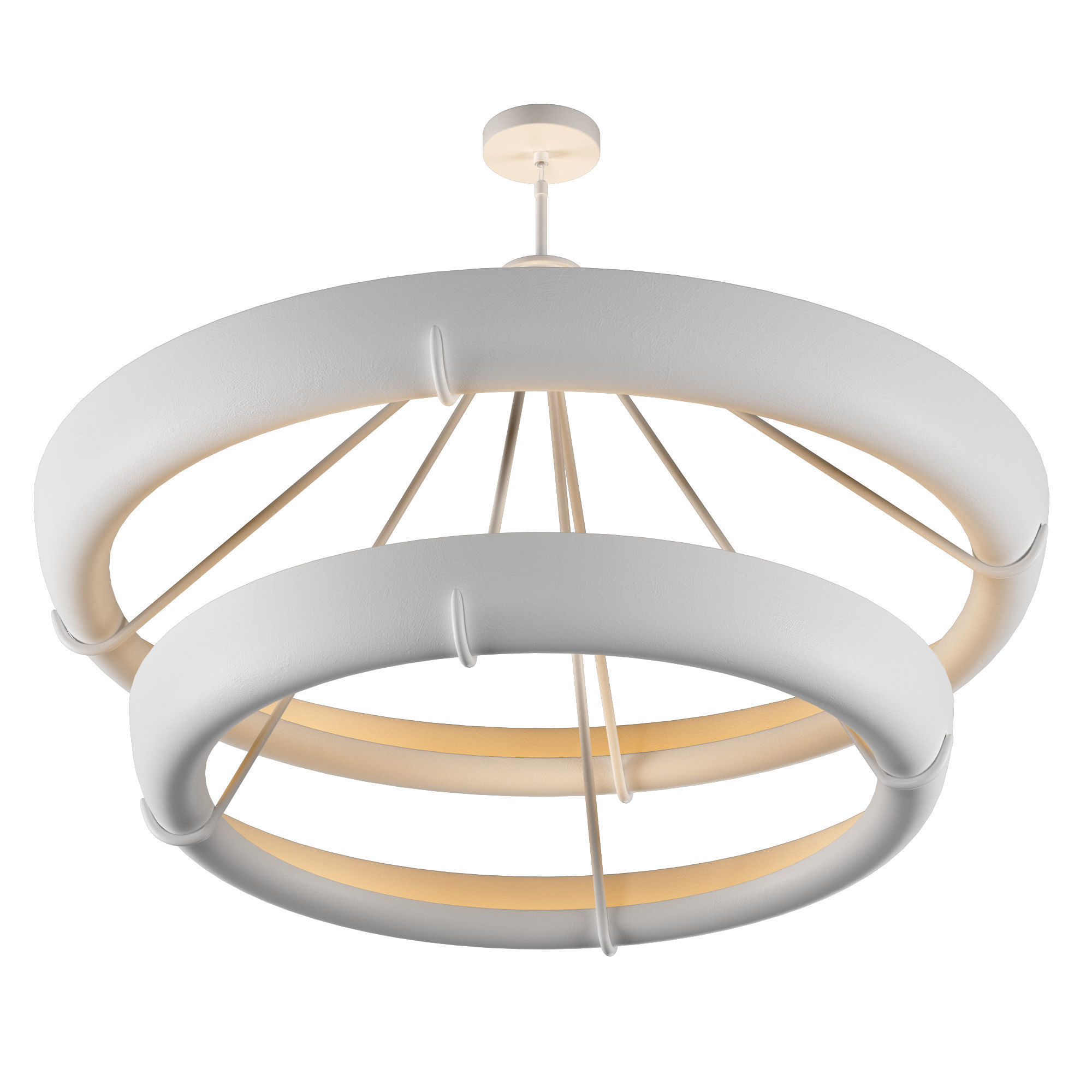SEINE TWO-TIER ROUND CHANDELIER 60 3D model_4
