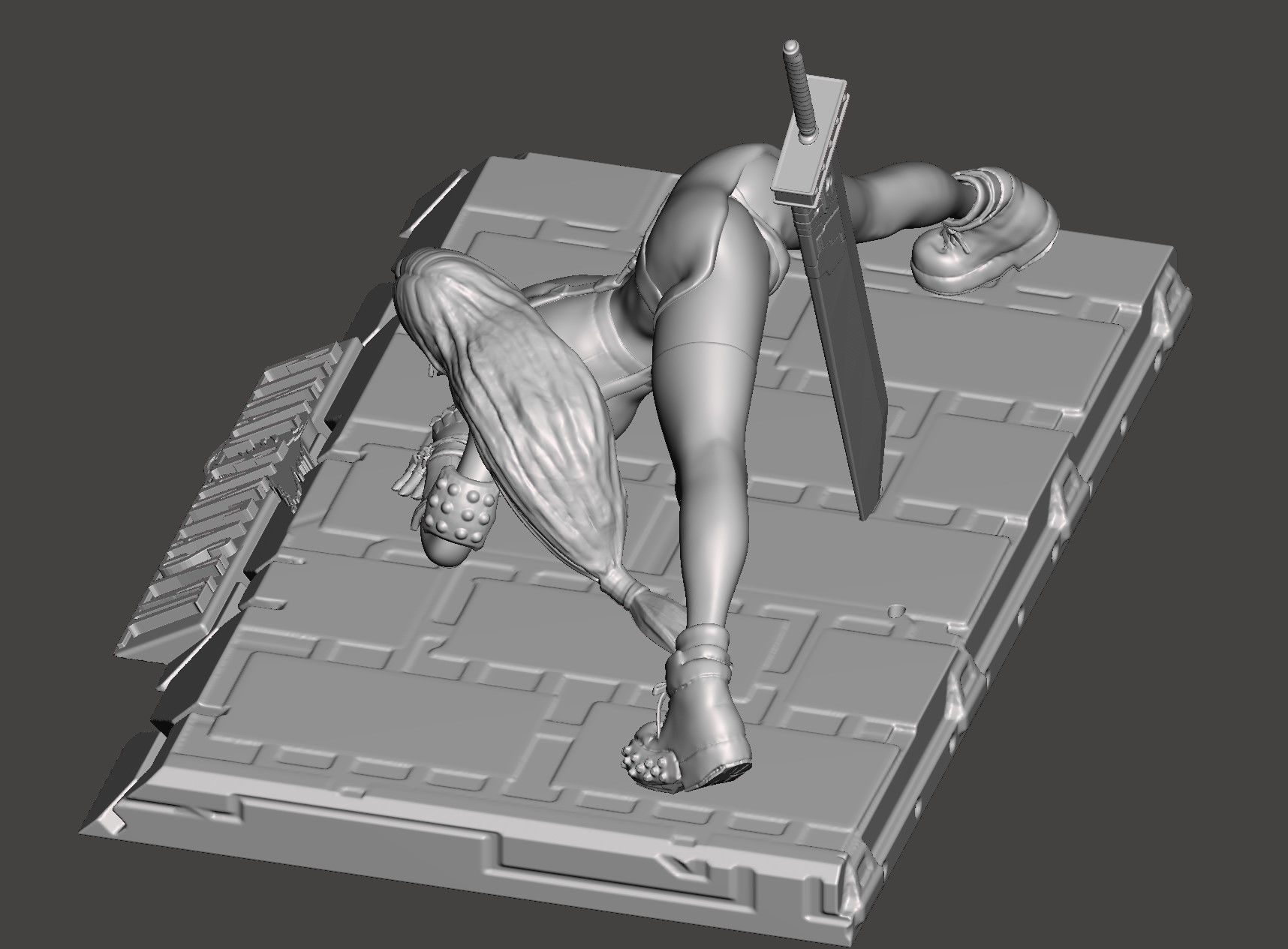 TIFA LOCKHART Jack-O Pose NSFW MEGA-PACK STL 3D 3D print model_10