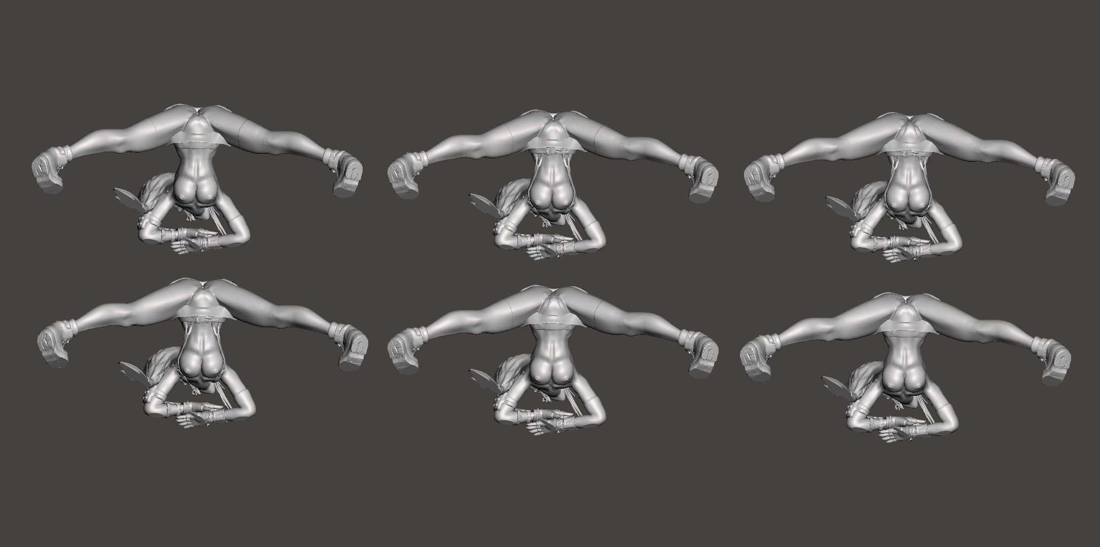 TIFA LOCKHART Jack-O Pose NSFW MEGA-PACK STL 3D 3D print model_21