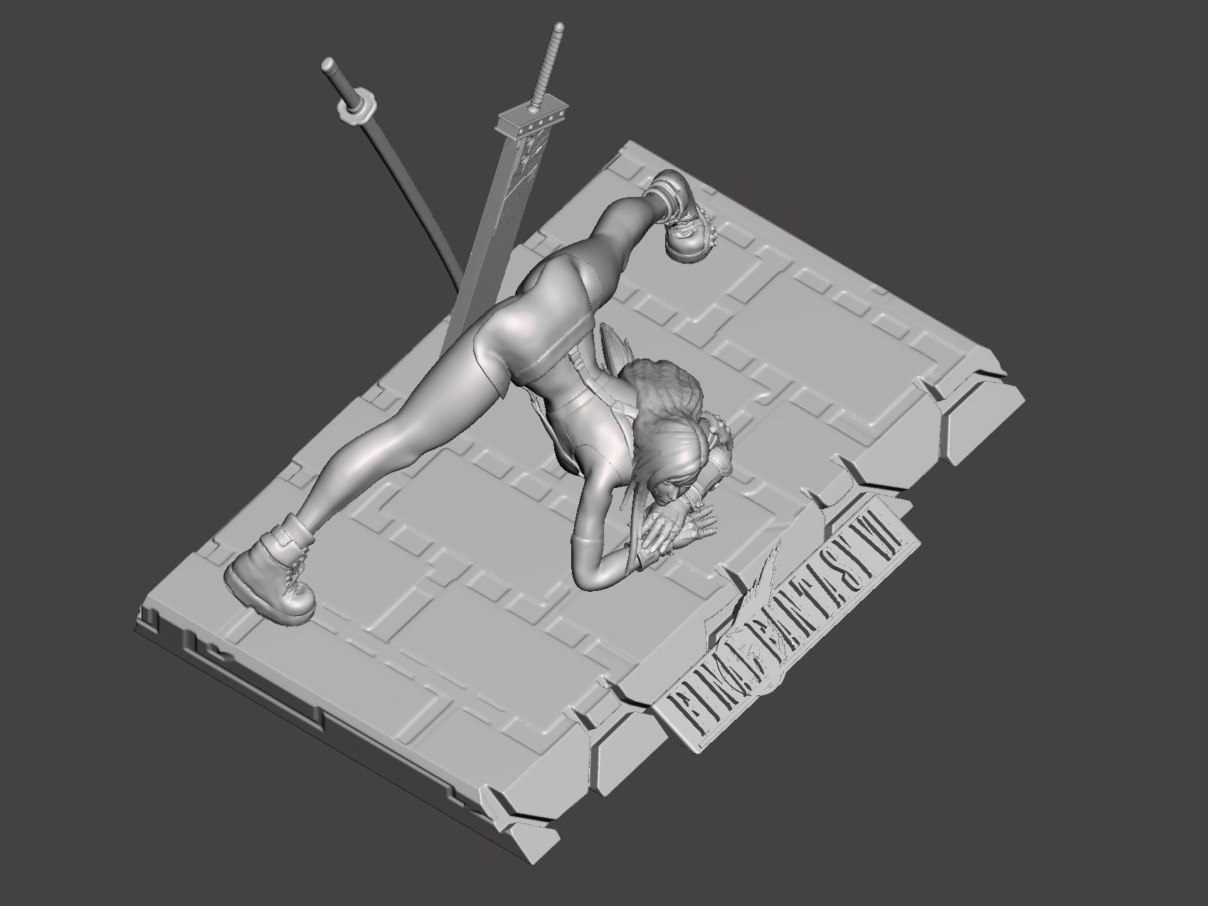 TIFA LOCKHART Jack-O Pose NSFW MEGA-PACK STL 3D 3D print model_5