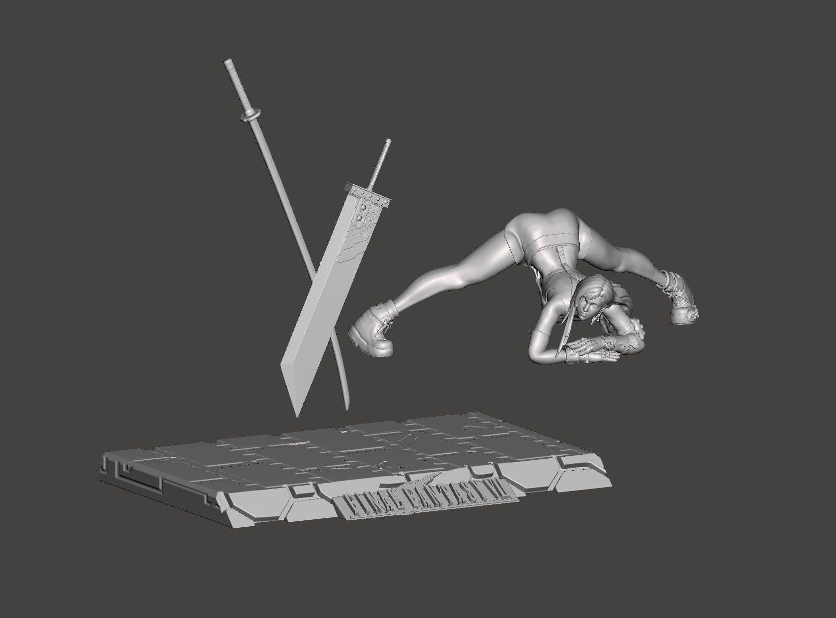 TIFA LOCKHART Jack-O Pose NSFW MEGA-PACK STL 3D 3D print model_11