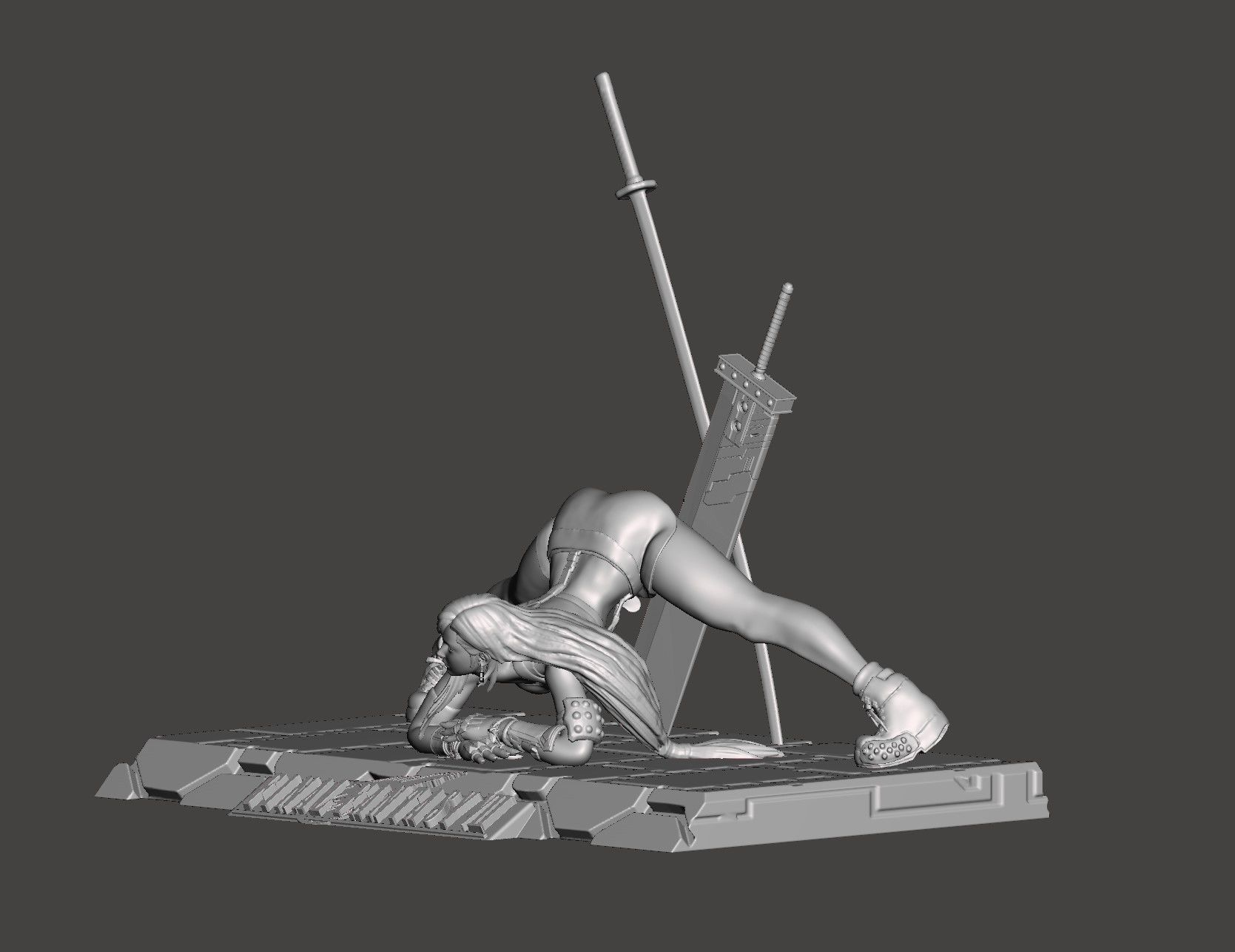 TIFA LOCKHART Jack-O Pose NSFW MEGA-PACK STL 3D 3D print model_7