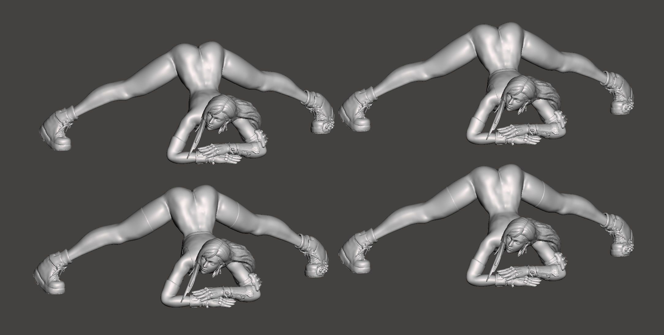 TIFA LOCKHART Jack-O Pose NSFW MEGA-PACK STL 3D 3D print model_17