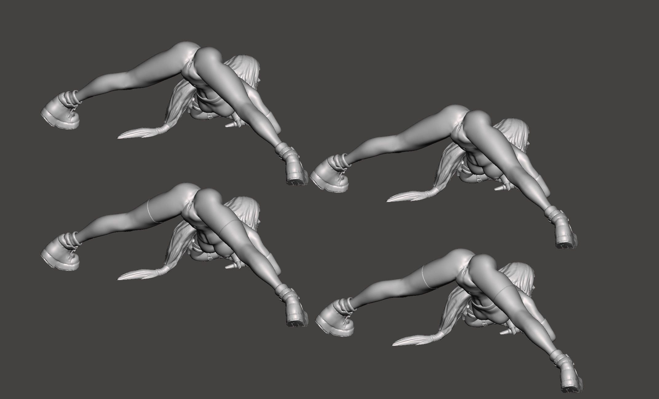 TIFA LOCKHART Jack-O Pose NSFW MEGA-PACK STL 3D 3D print model_19