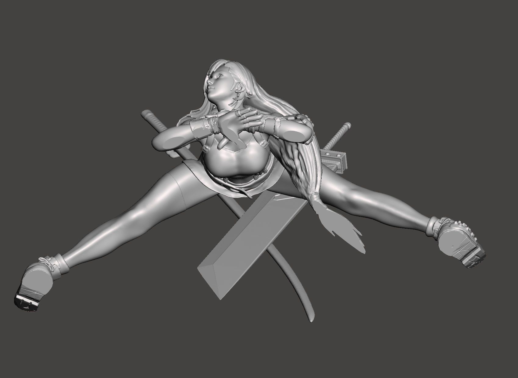 TIFA LOCKHART Jack-O Pose NSFW MEGA-PACK STL 3D 3D print model_9