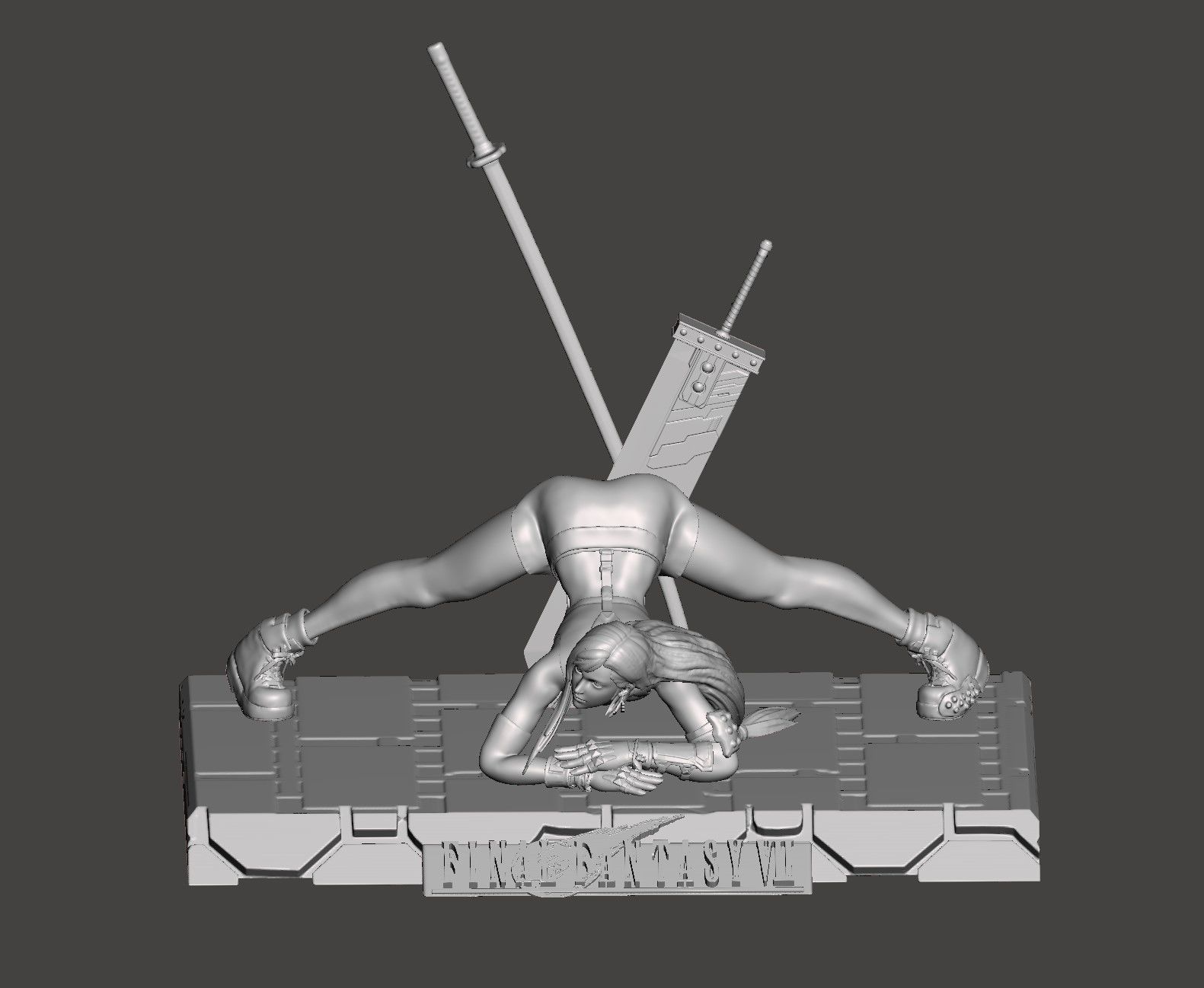 TIFA LOCKHART Jack-O Pose NSFW MEGA-PACK STL 3D 3D print model_4