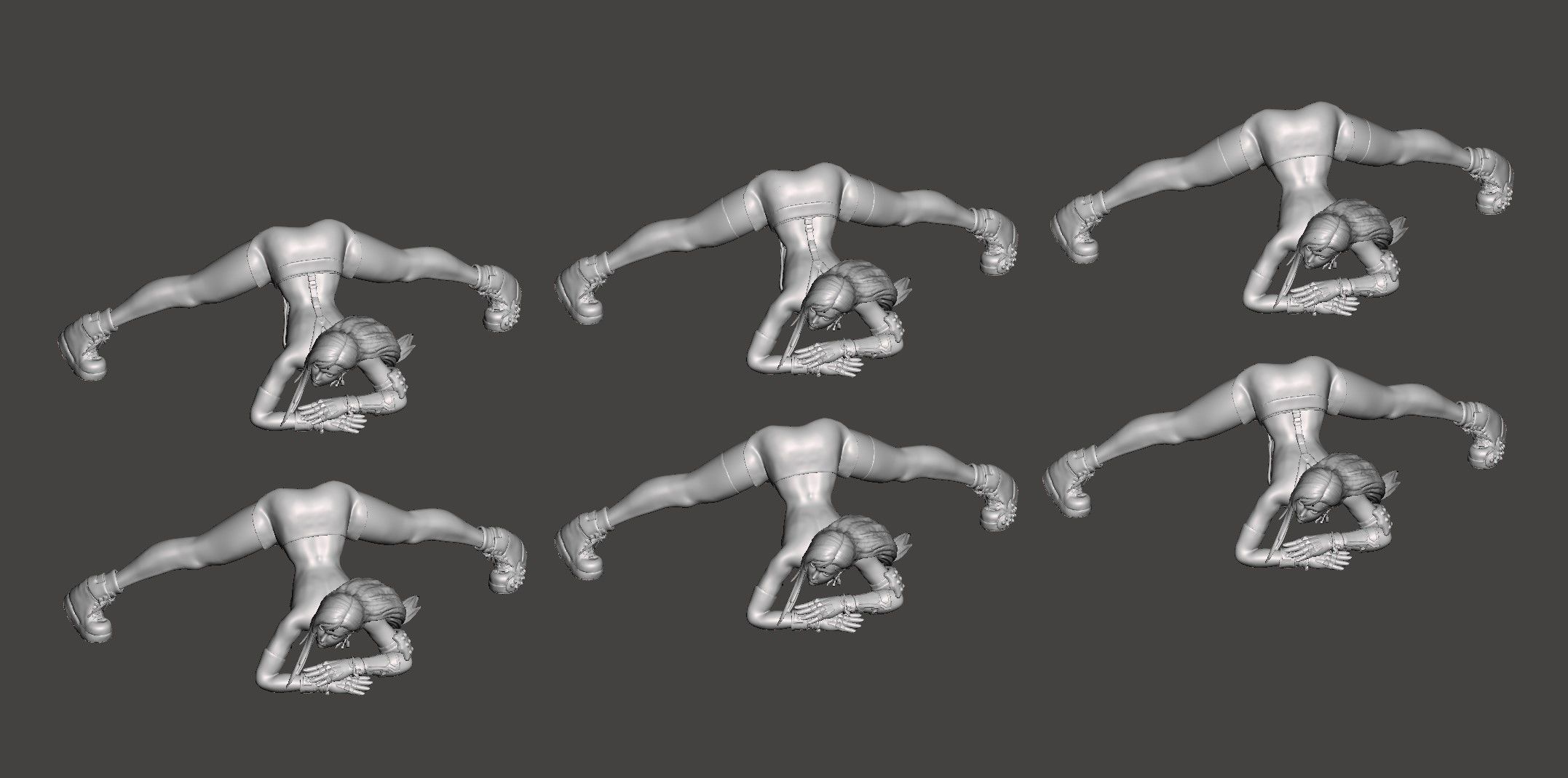 TIFA LOCKHART Jack-O Pose NSFW MEGA-PACK STL 3D 3D print model_20