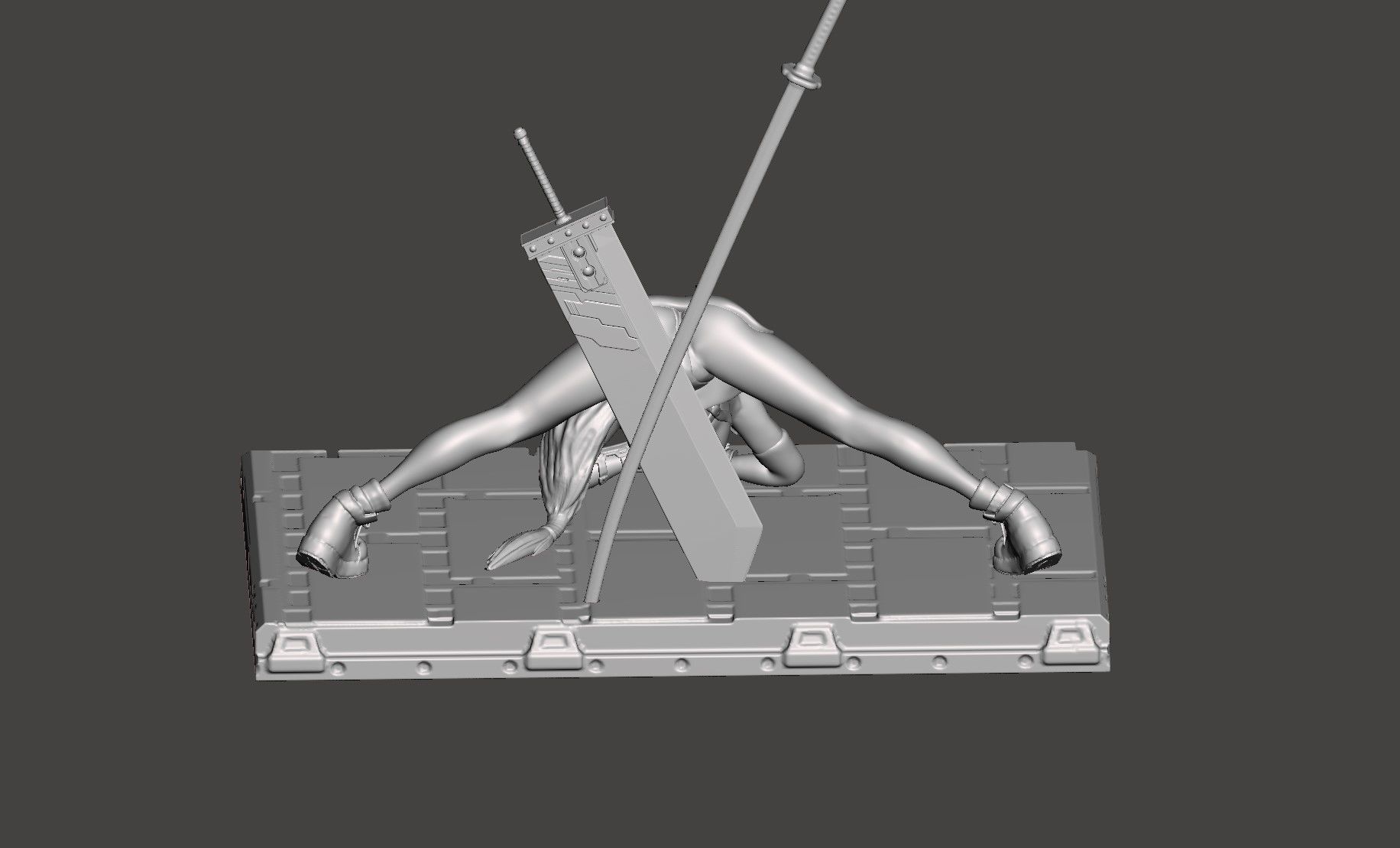 TIFA LOCKHART Jack-O Pose NSFW MEGA-PACK STL 3D 3D print model_8