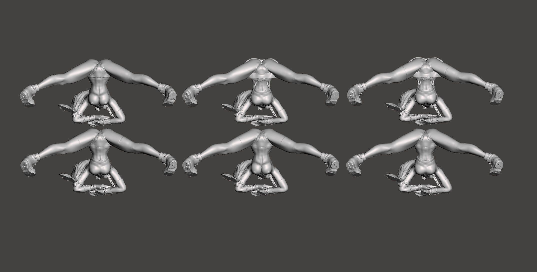 TIFA LOCKHART Jack-O Pose NSFW MEGA-PACK STL 3D 3D print model_24