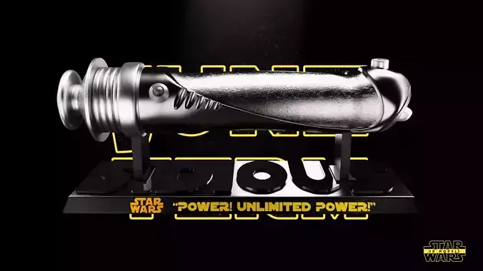 Darth Sidious Lightsaber - Tested and Ready for 3D printing 