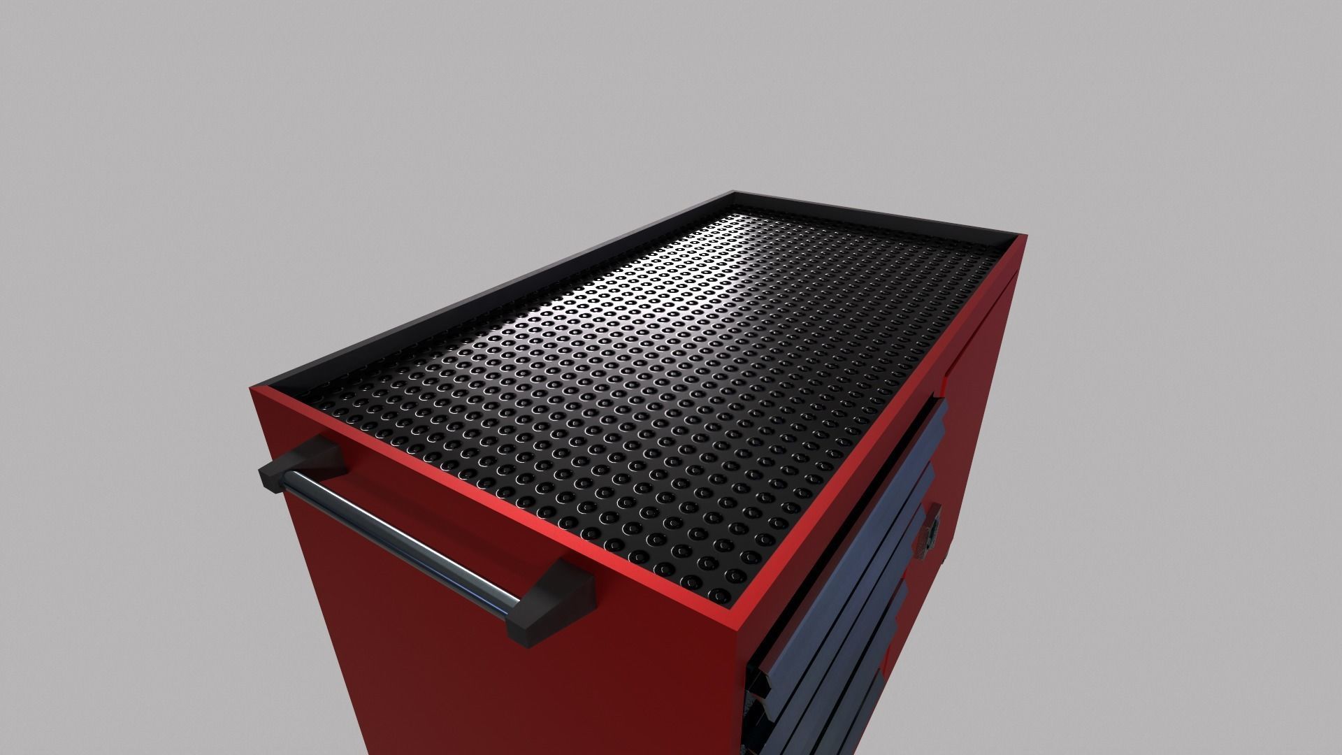 tool cabinet Low-poly 3D model_3