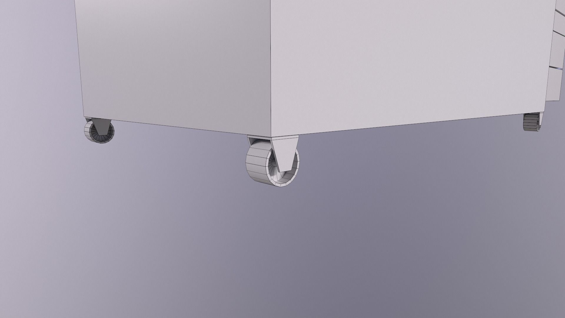 tool cabinet Low-poly 3D model_11