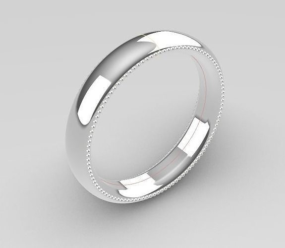 Wedding Ring Mens  3D print model