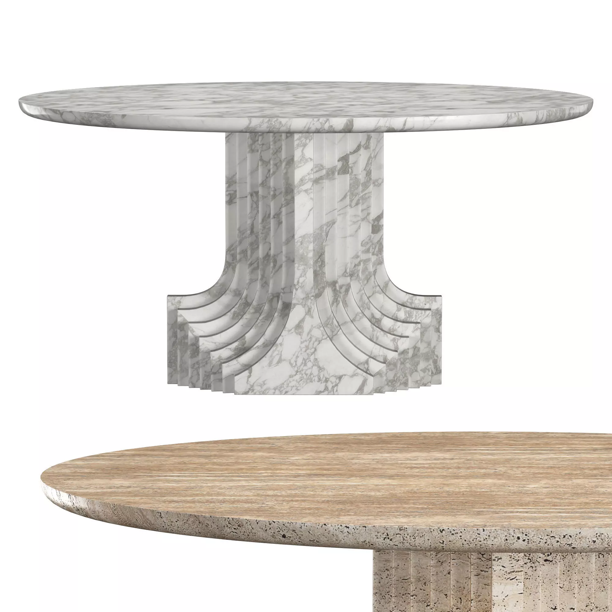 STRADA ROUND DINING TABLE 3D model