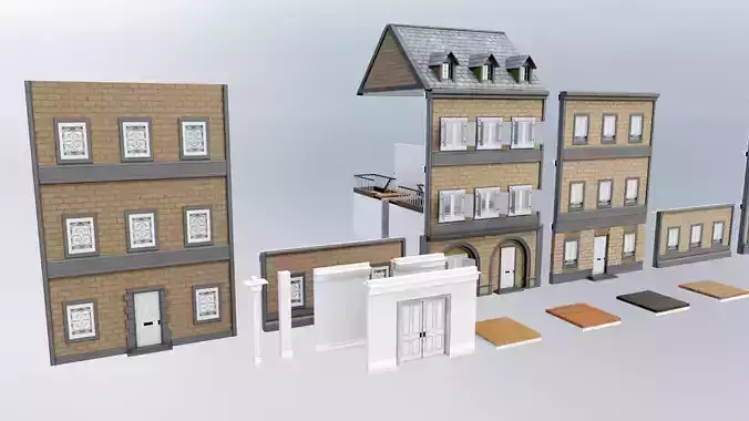 Modular Georgian Walls - Houses