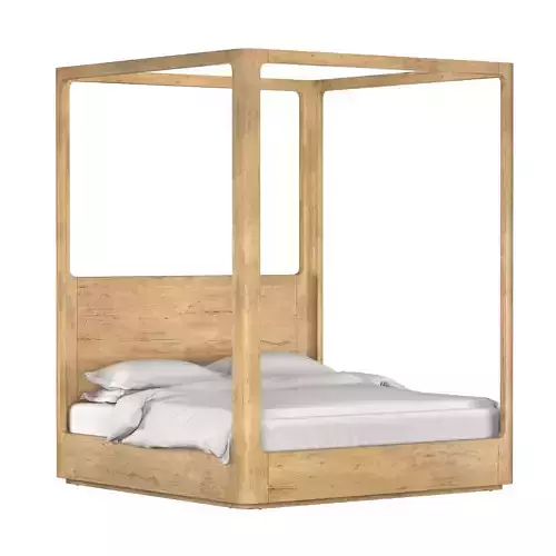 OSLO PANEL PLATFORM CANOPY BED
