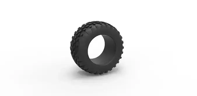 Offroad tire 47 Scale 1 to 25