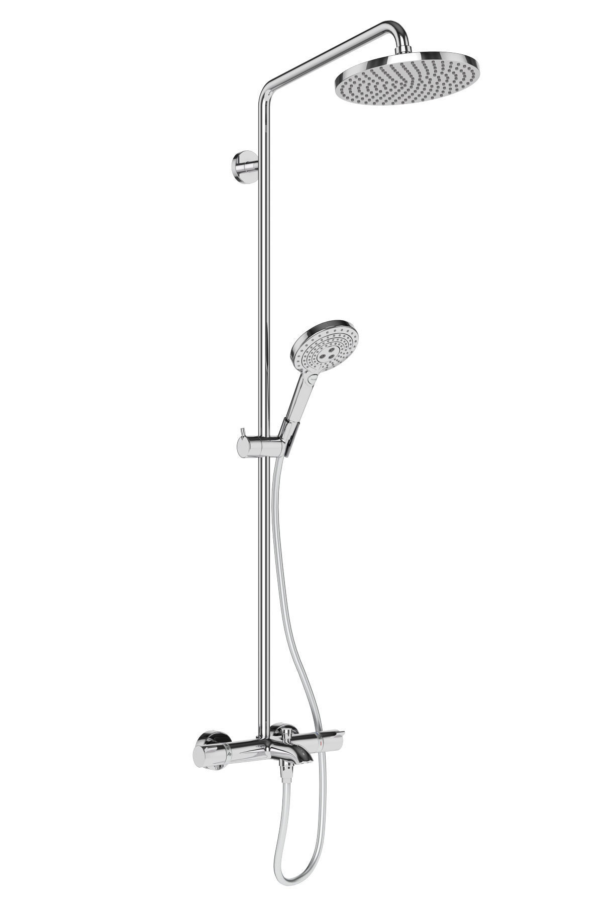 Shower systems Hansgrohe set 154 3D model_20