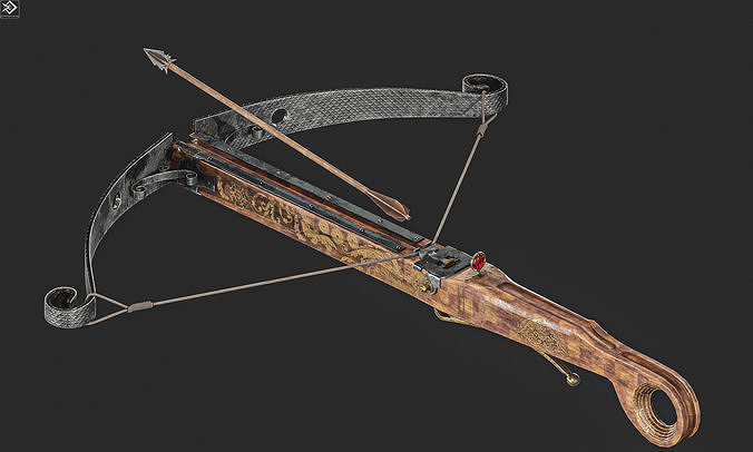 Crossbow   King  Edition Low-poly 3D model