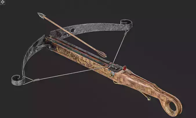 Crossbow   King  Edition Low-poly 3D model