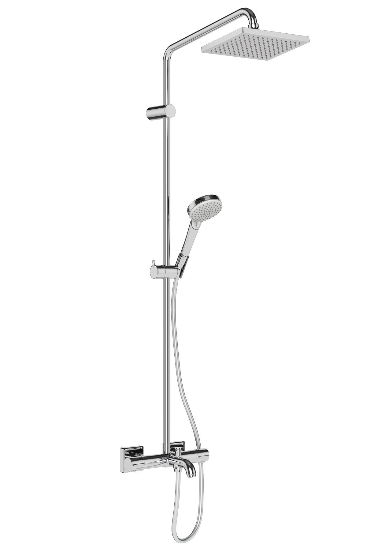 Shower systems Hansgrohe set 155 3D model_20