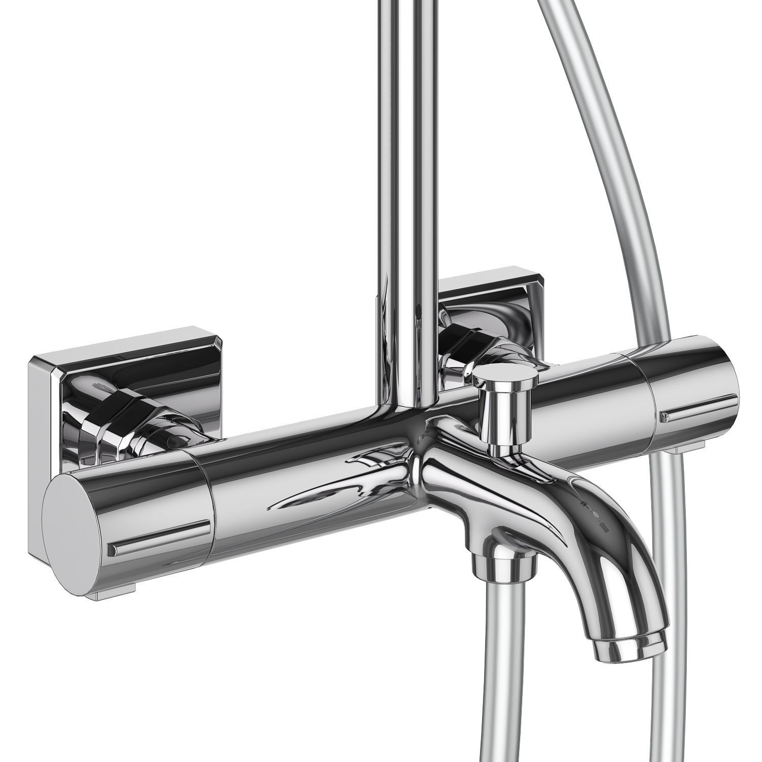 Shower systems Hansgrohe set 155 3D model_21