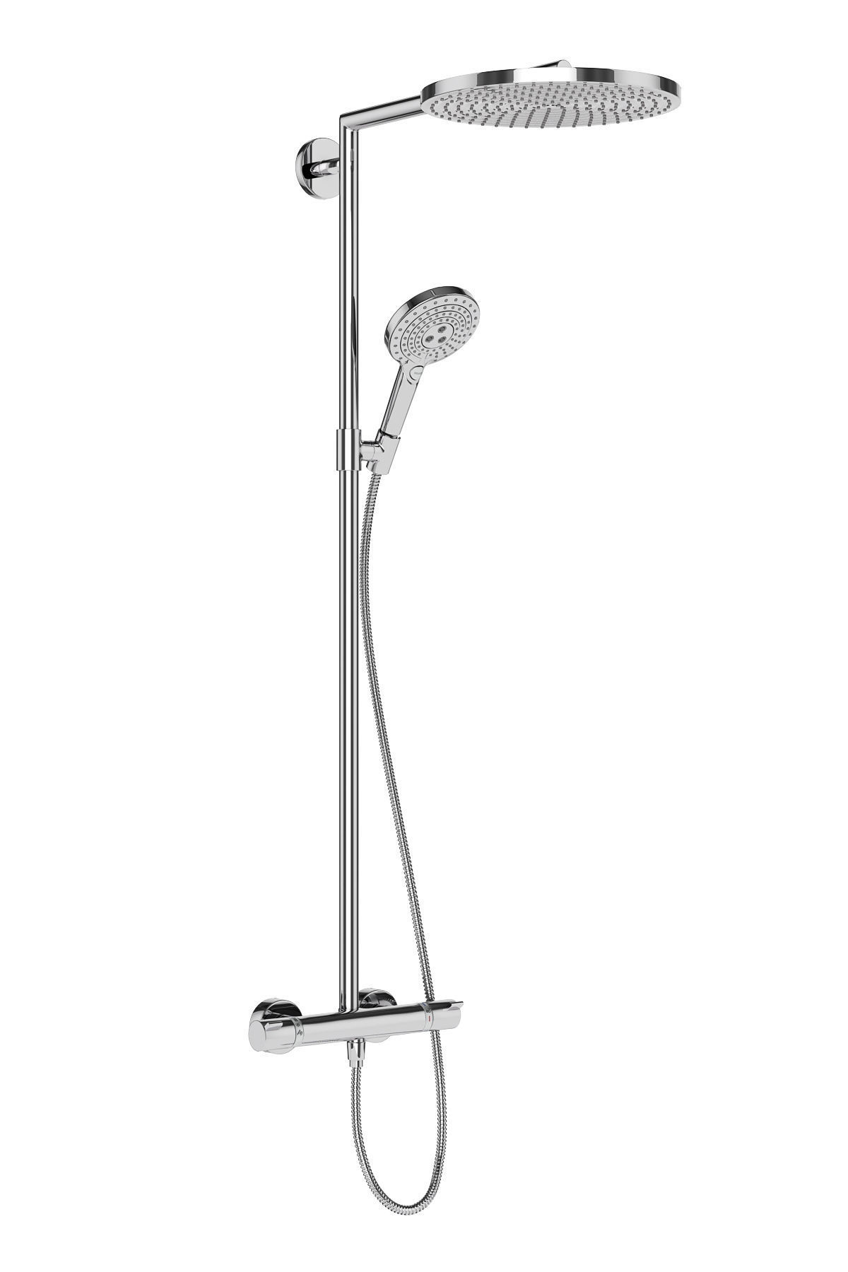Shower systems Hansgrohe set 155 3D model_19