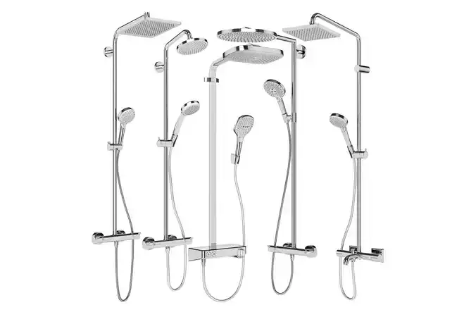 Shower systems Hansgrohe set 155
