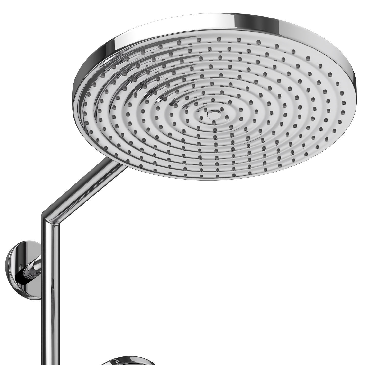 Shower systems Hansgrohe set 155 3D model_11