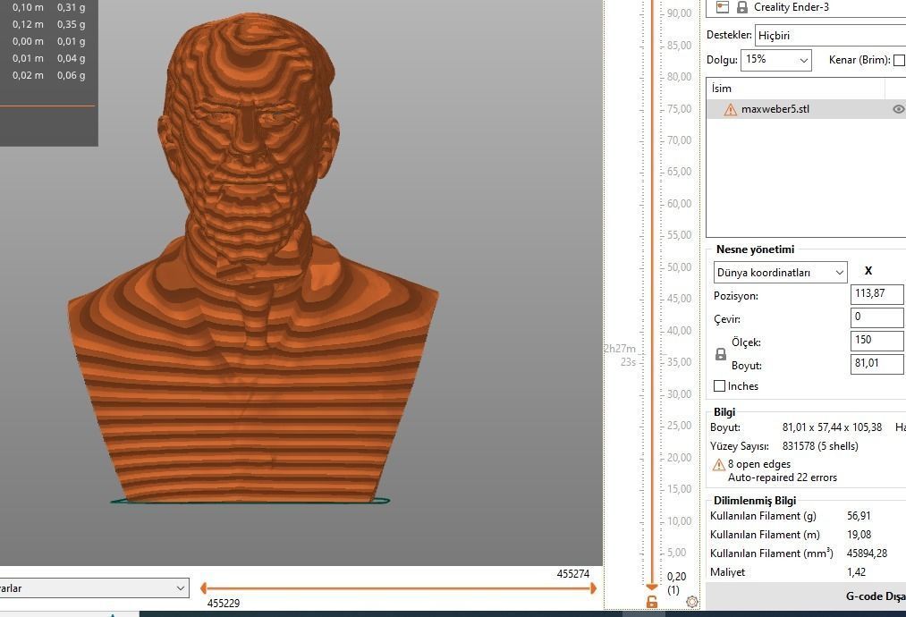 Max Weber 3D print model_1