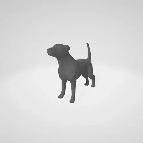 Dog Low Poly