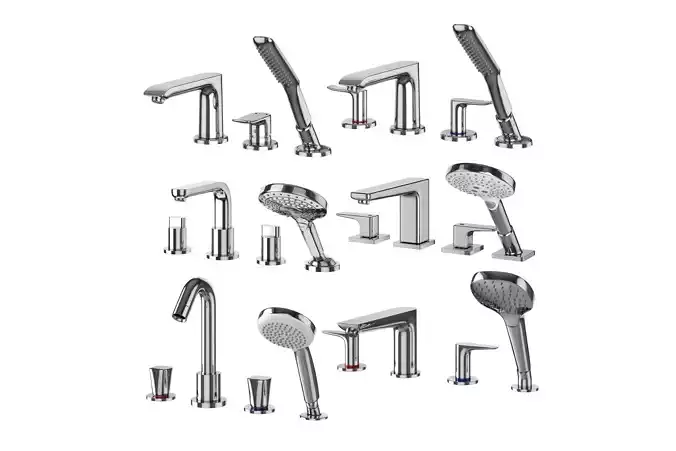 Inset bath mixers Hansgrohe set 157