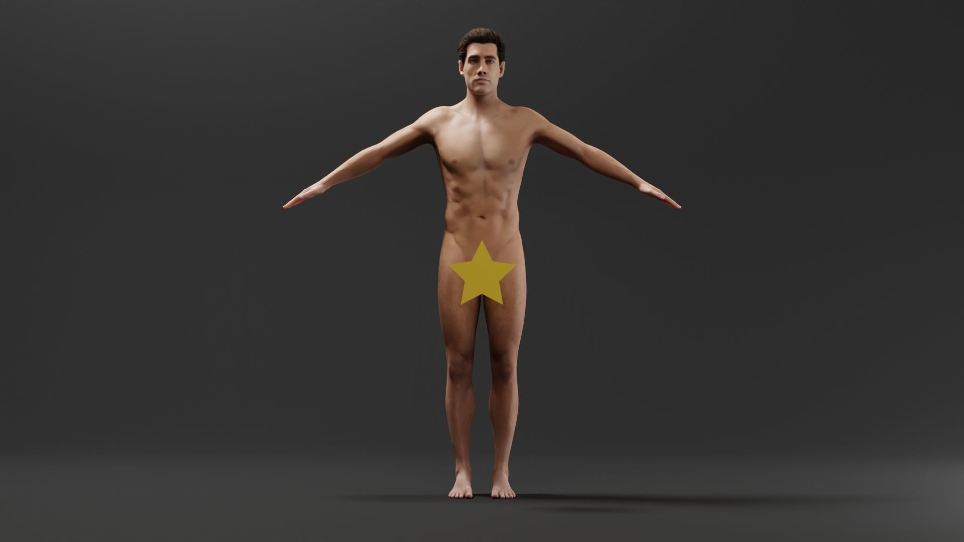 Realistic Male Character - Mr Johnson 3D model_2