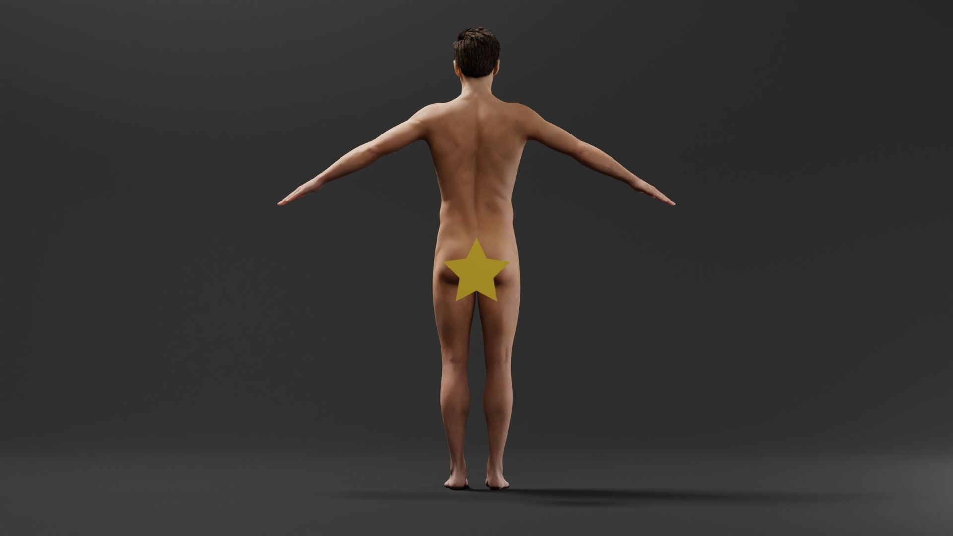 Realistic Male Character - Mr Johnson 3D model_4