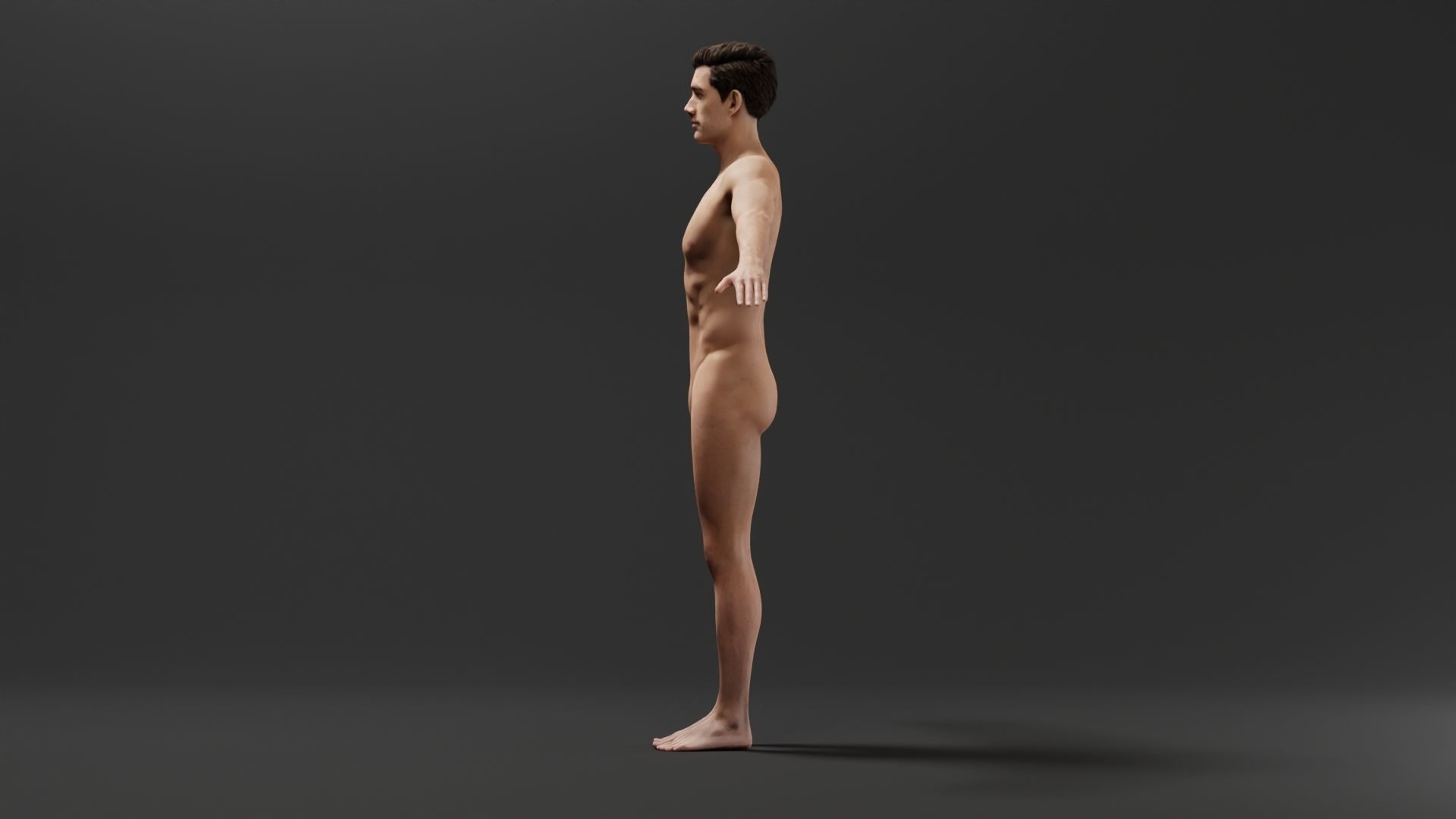 Realistic Male Character - Mr Johnson 3D model_5