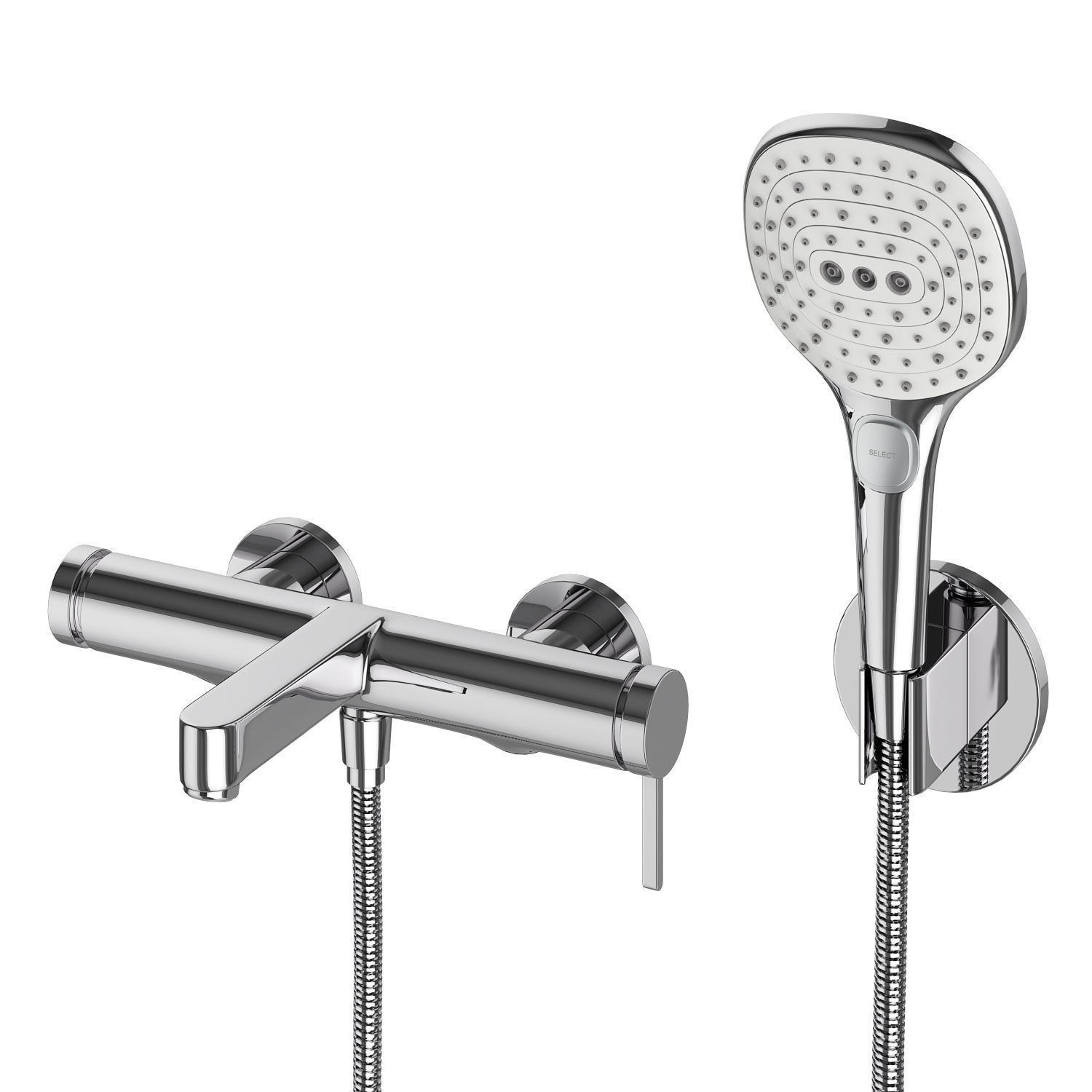 Faucets and shower systems Hansgrohe set 159 3D model_16