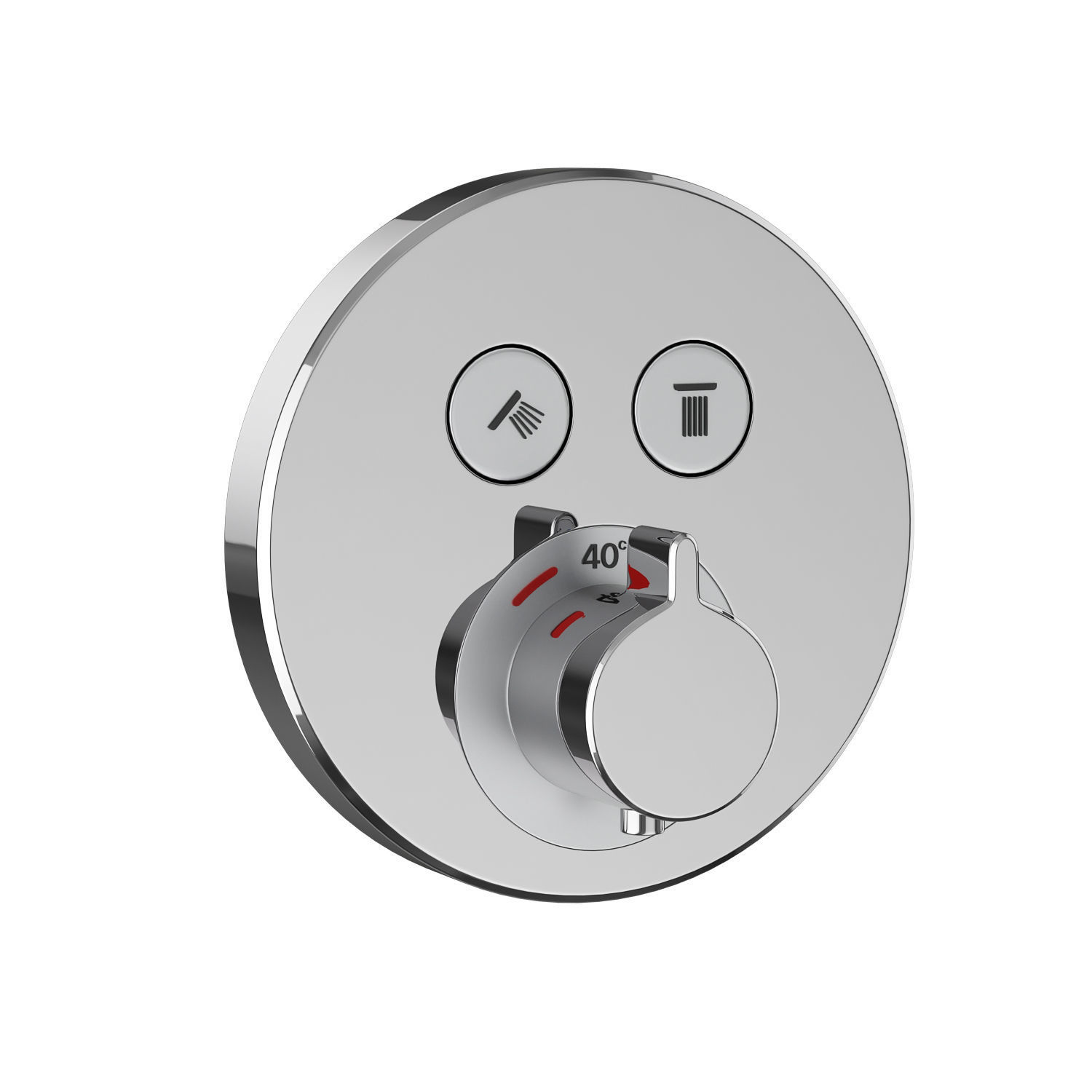 Faucets and shower systems Hansgrohe set 159 3D model_23