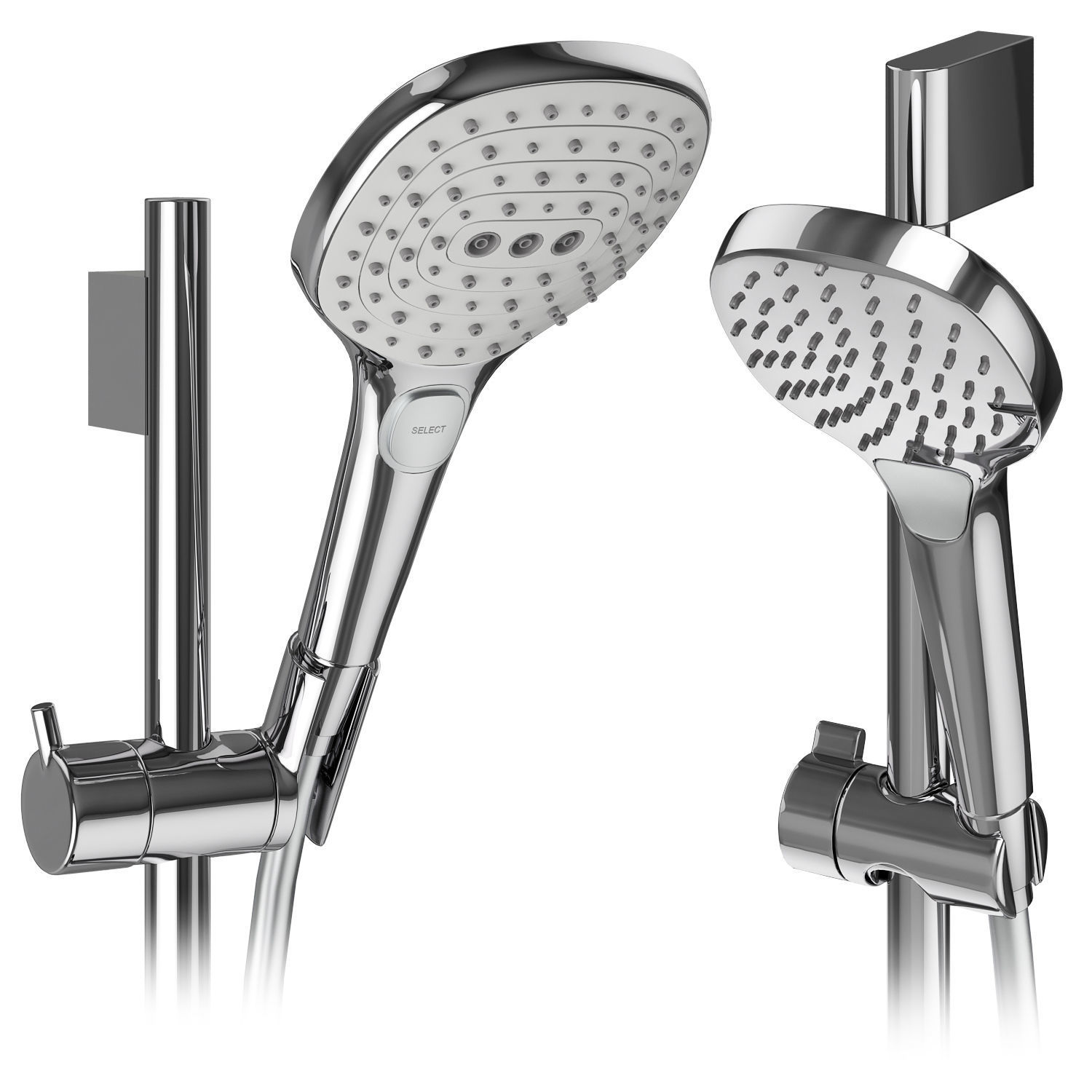 Faucets and shower systems Hansgrohe set 159 3D model_5