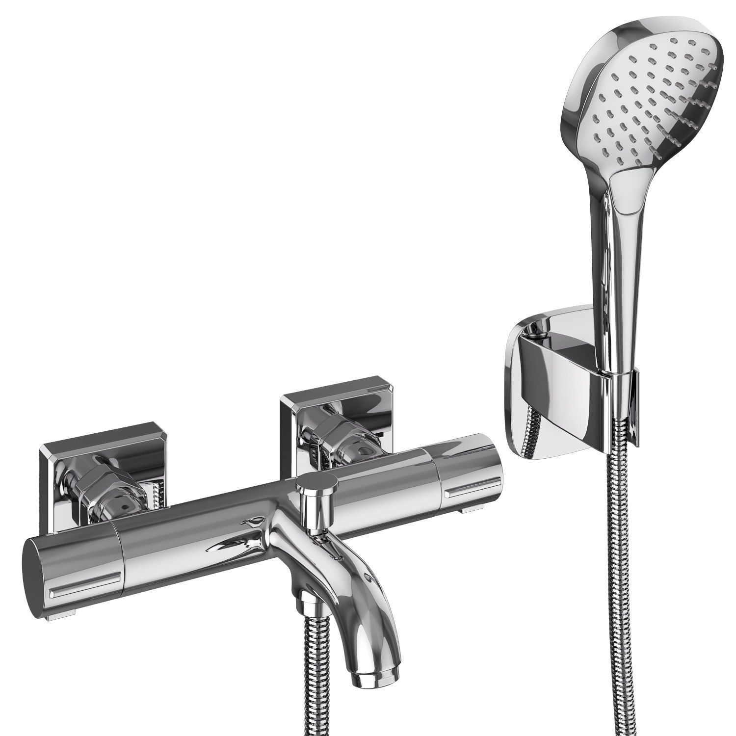 Faucets and shower systems Hansgrohe set 160 3D model_14