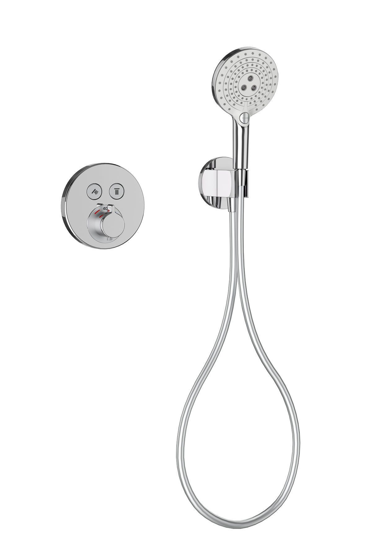 Faucets and shower systems Hansgrohe set 160 3D model_17