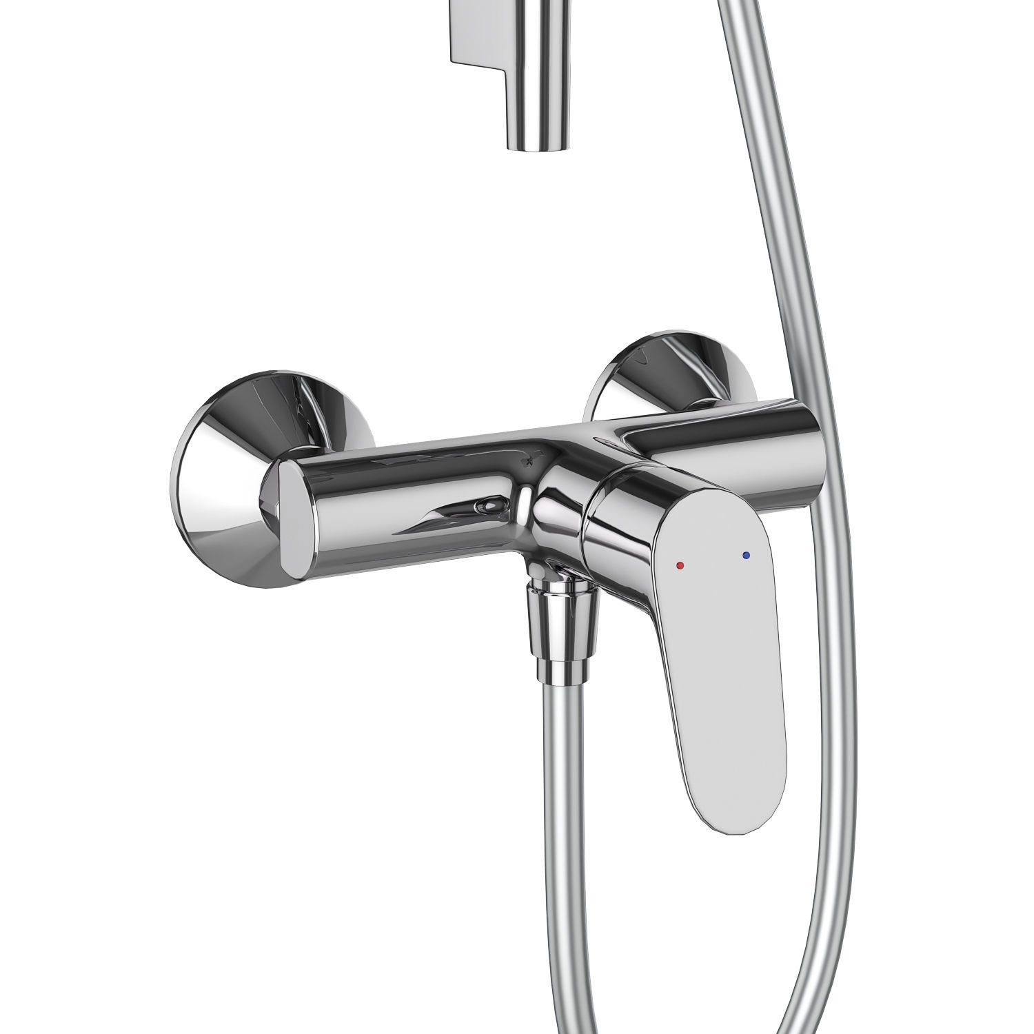 Faucets and shower systems Hansgrohe set 160 3D model_8