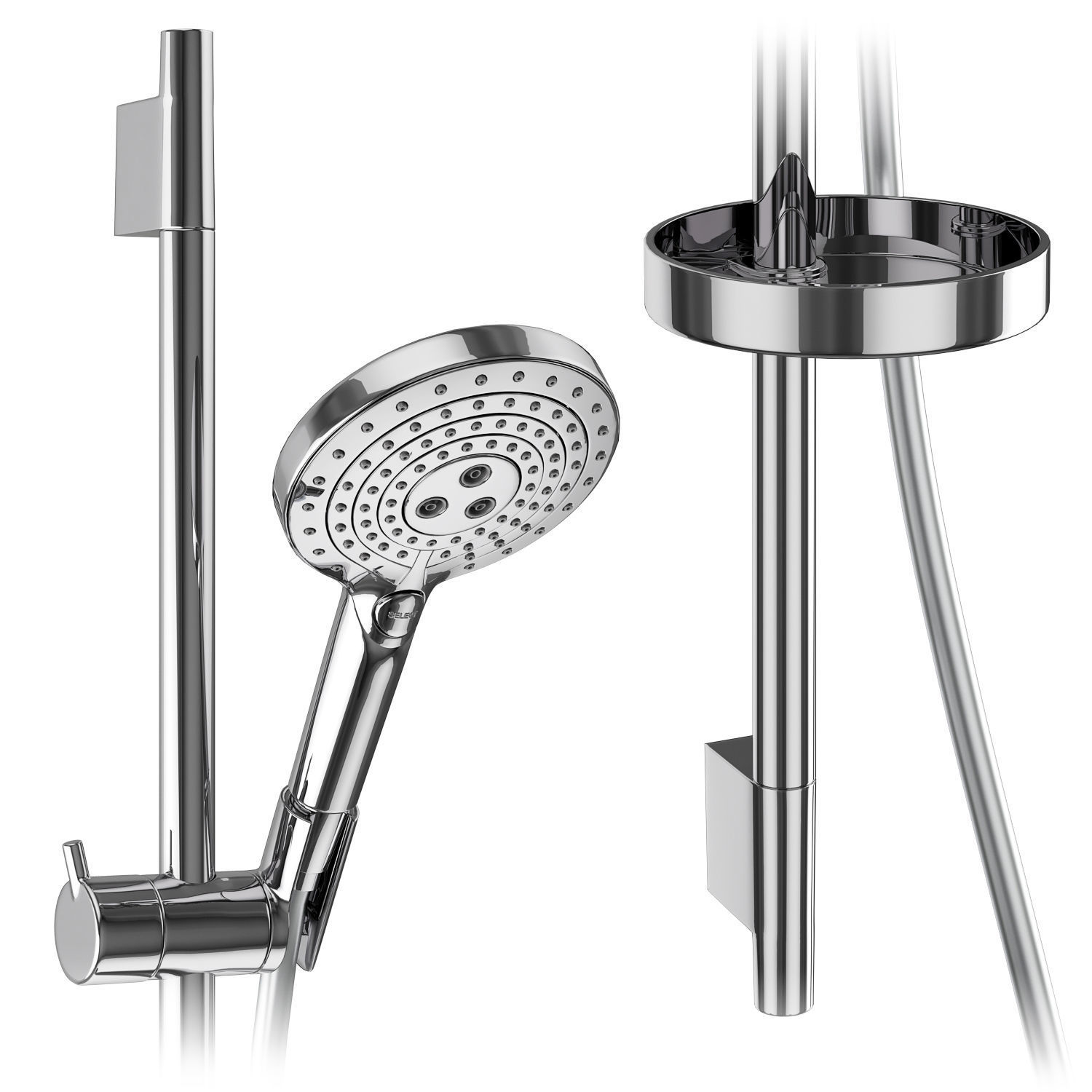Faucets and shower systems Hansgrohe set 161 3D model_3