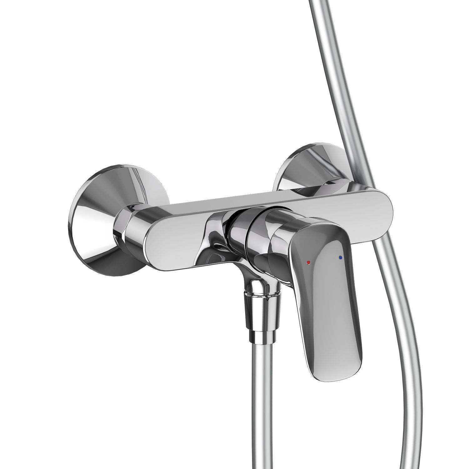 Faucets and shower systems Hansgrohe set 161 3D model_14