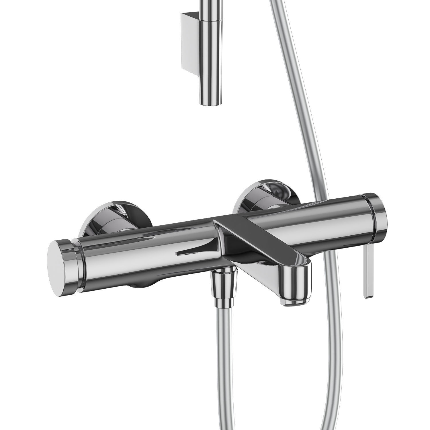Faucets and shower systems Hansgrohe set 161 3D model_10