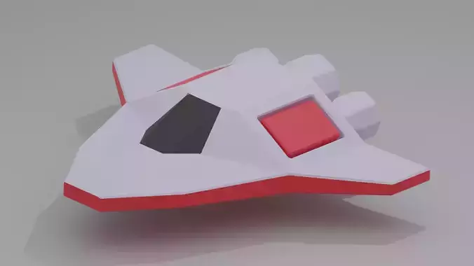 Lowpoly Space Ship