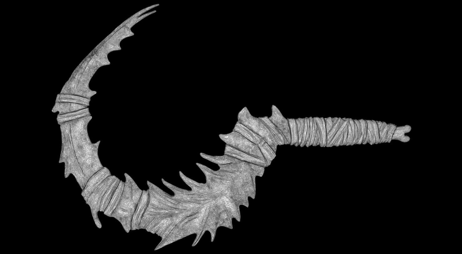 3D PRINTABLE NOOB SAIBOT SCYTHE MORTAL KOMBAT 11 3D print model_13