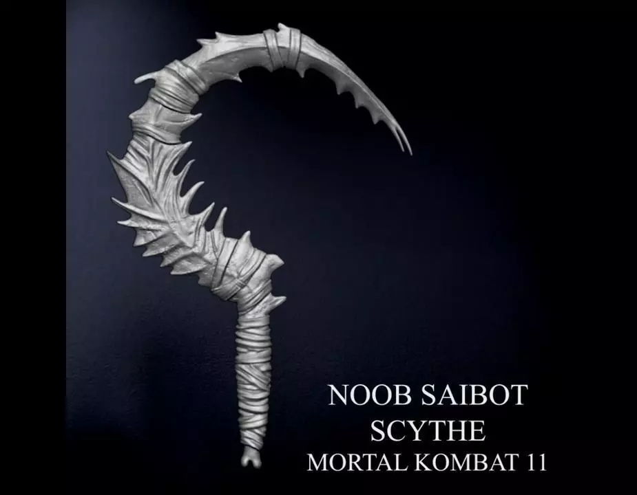 3D PRINTABLE NOOB SAIBOT SCYTHE MORTAL KOMBAT 11 3D print model_0