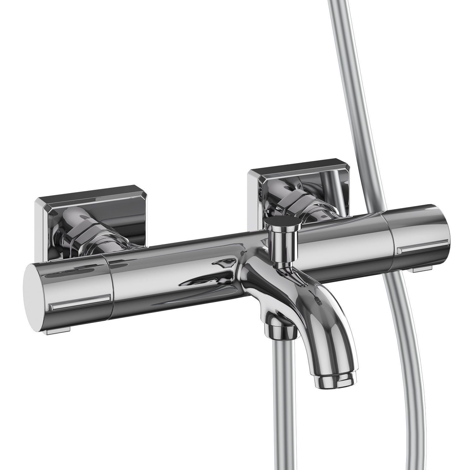 Faucets and shower systems Hansgrohe set 162 3D model_8