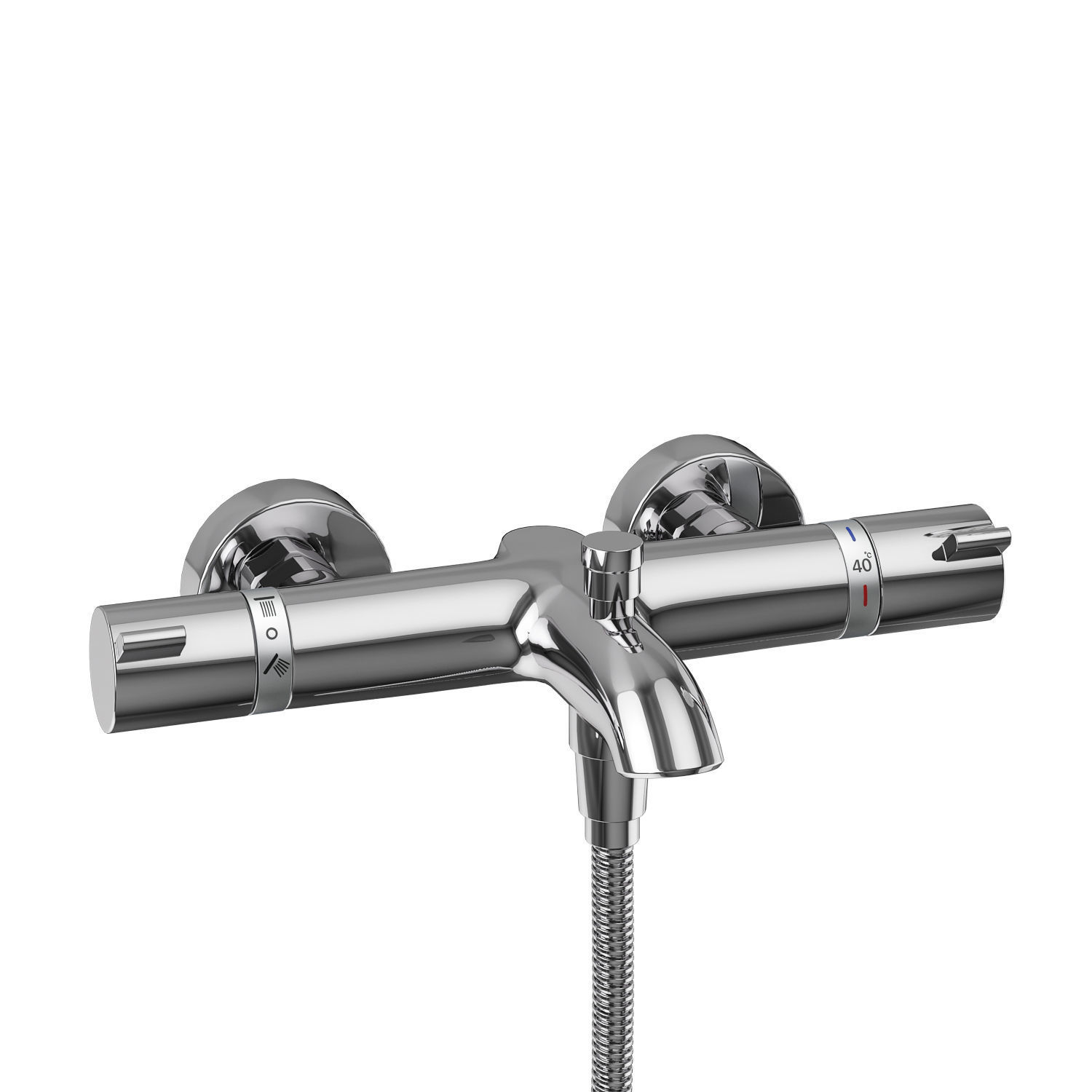 Faucets and shower systems Hansgrohe set 162 3D model_19
